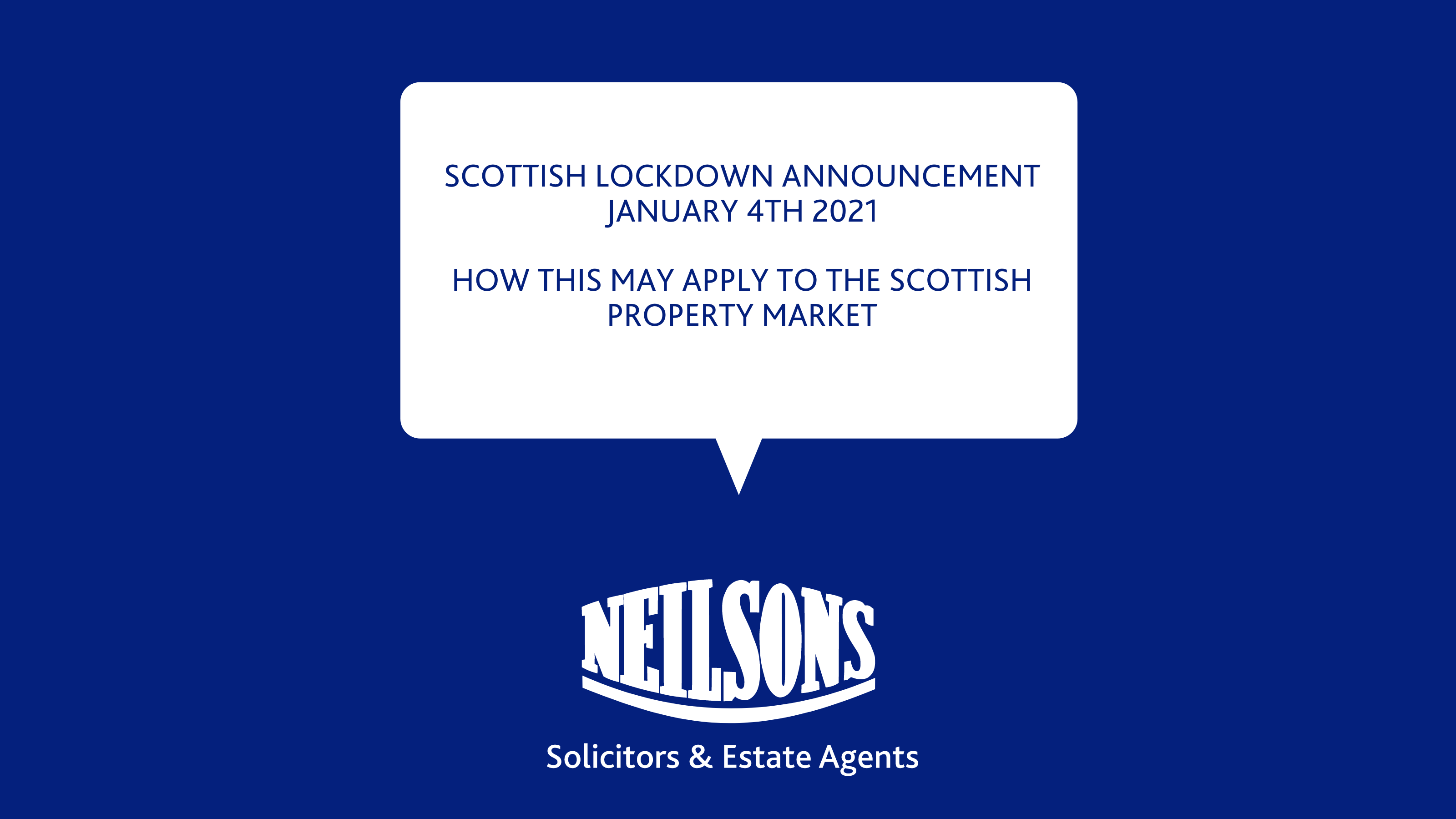Scottish Lockdown Announcement How This May Affect the Scottish Property Market
